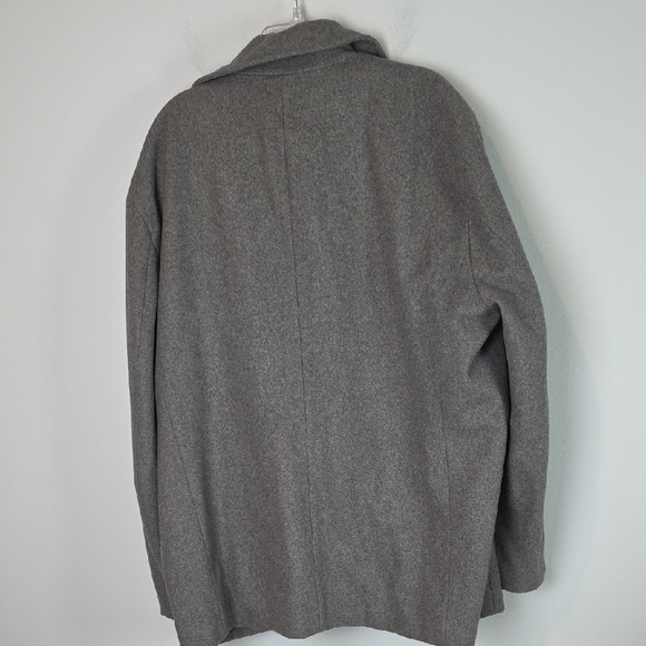 Men's Claiborne gray wool peacoat size XXL - Picture 4 of 5
